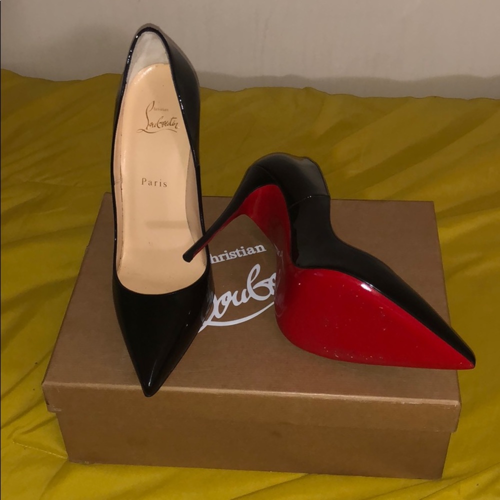 Christian Louboutin “So Kate” Black Patent Size 39